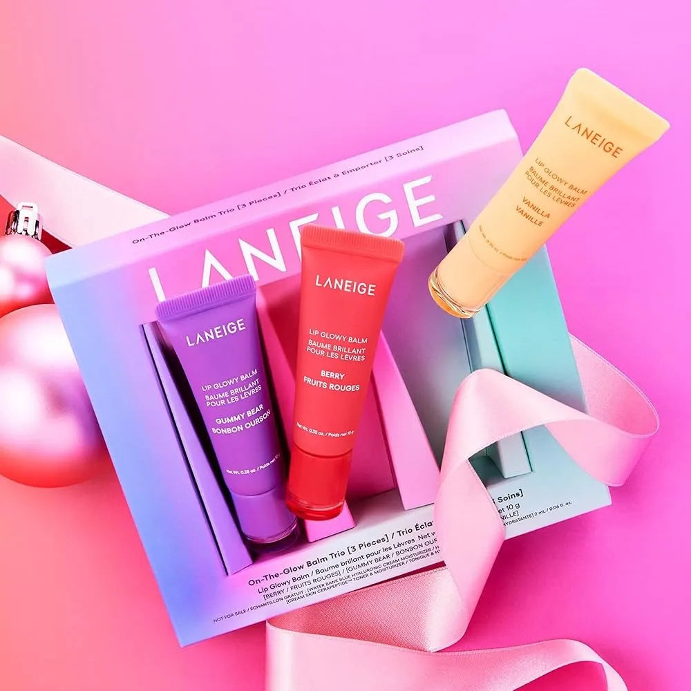 Mascara reparadora LANEIGE 20g [berry] + 3 Lip glowy de REGALO