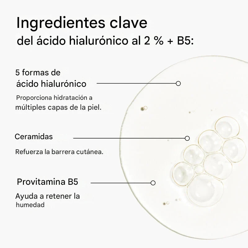 The Ordinary - Sérum Hyaluronic Acid 2% + B5  día/noche para todo tipo de piel de 30mL/50g